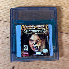 Scholastic Animorphs Nintendo Game Boy Color Video Game Cartridge