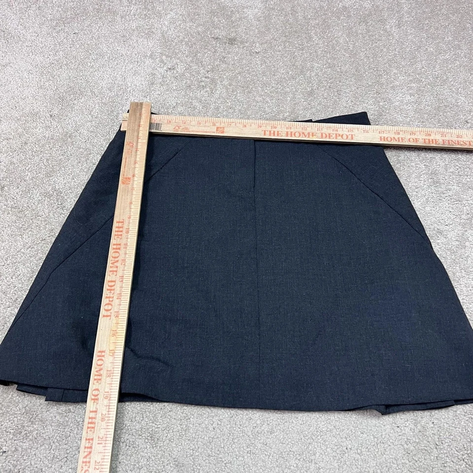 Falda Trina Turk gris para mujer talla 10 bolsillos Foto 2 de 4