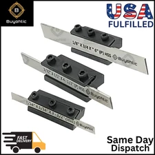 Non- Adjustable T-Parting Cut off Holder with Blade for Lathe Machine