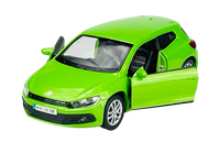 Welly Vw Volkswagen Scirocco GrÜN 1:34 Die Cast Metal Model Neu Im Kasten
