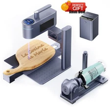 BrandNEW LaserPecker LP4 Dual-Laser Engraver Cutter Metal Rotary Slide 160*300mm