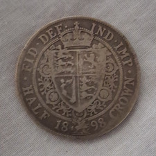 Victoria 1898 Half-Crown Silver Coin Great Britain, Uncertified