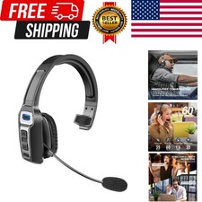 Trucker Bluetooth Headset, V5.2 Wireless Headset with Upgraded Microphone AI ...