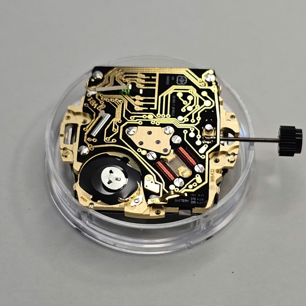 ETA 988.432 Ana-Digi LCD Multi Func Quartz Movement Fit Breitling
