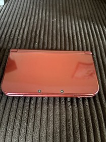 Nintendo New 3DS XL Red Handheld Console with 8 Games