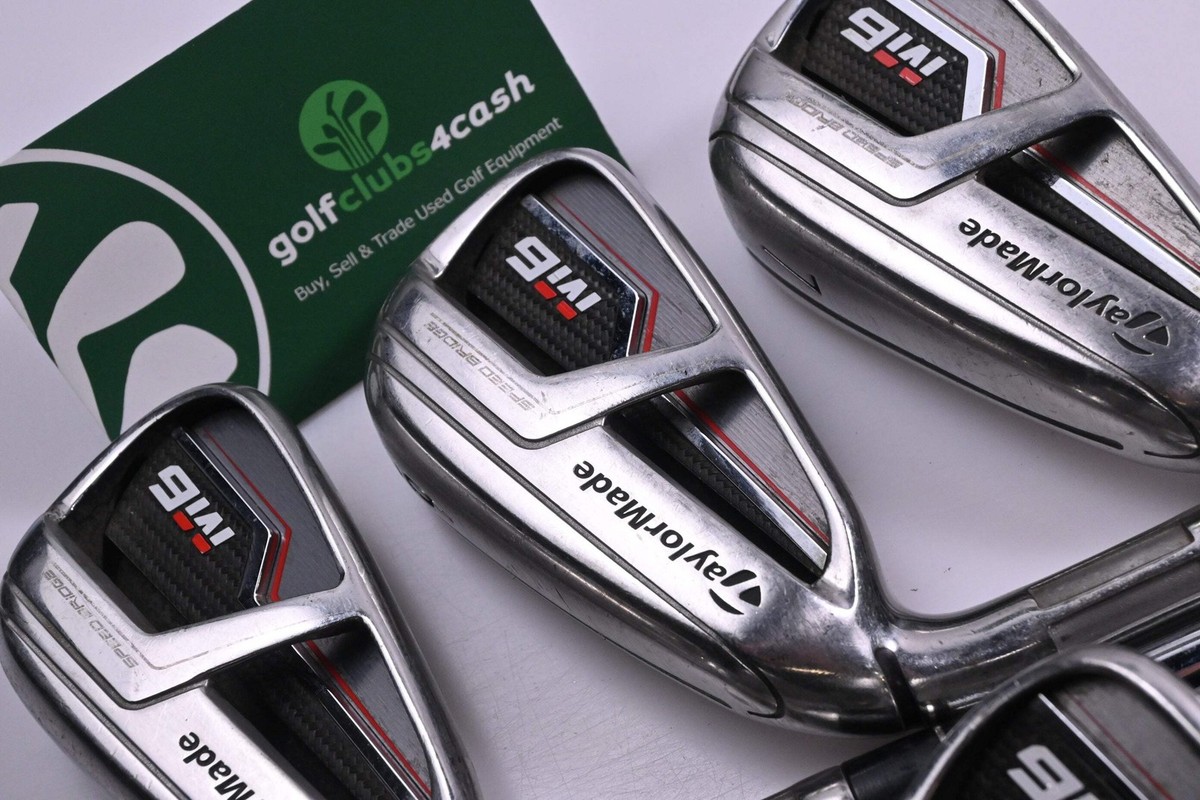 Left Hand Taylormade M6 Irons 5-PW Regular Flex KBS MAX 85