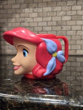 Vintage Disney Ariel Disney's The Little Mermaid Head Applause Kid's Cup 1990s