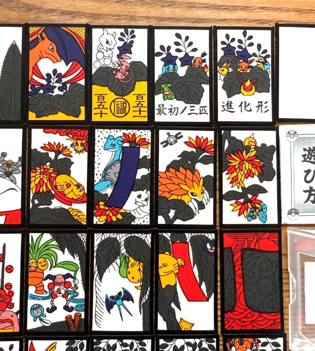 Pokemon Hanafuda Playing Card Pikachu Nintendo Limited