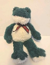Vintage Russ Berrie Co Fribbit Frog Toad Plush Stuffed Animal Rare HTF 10 inch