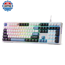Redragon K668 Wired RGB Gaming Keyboard, 108 Keys Mechanical Keyboard