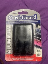 Aluminum Card Guard Secure RFID Blocking Credit Card Holder BLACK New!!!