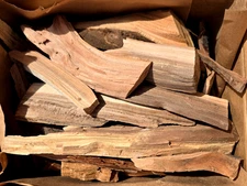 2 LB APPLE WOOD FIRE STARTER Organic Kindling Sticks Firewood Lighter Hand Split