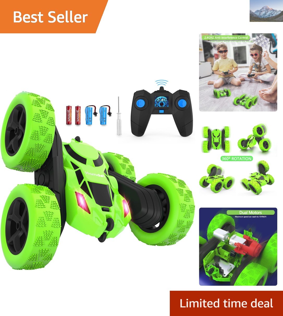 - 360 Spins & Double-sided For Action Seekers