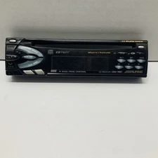 Alpine CDM-7857 CD Player In Dash Receiver Removable Face UNTESTED