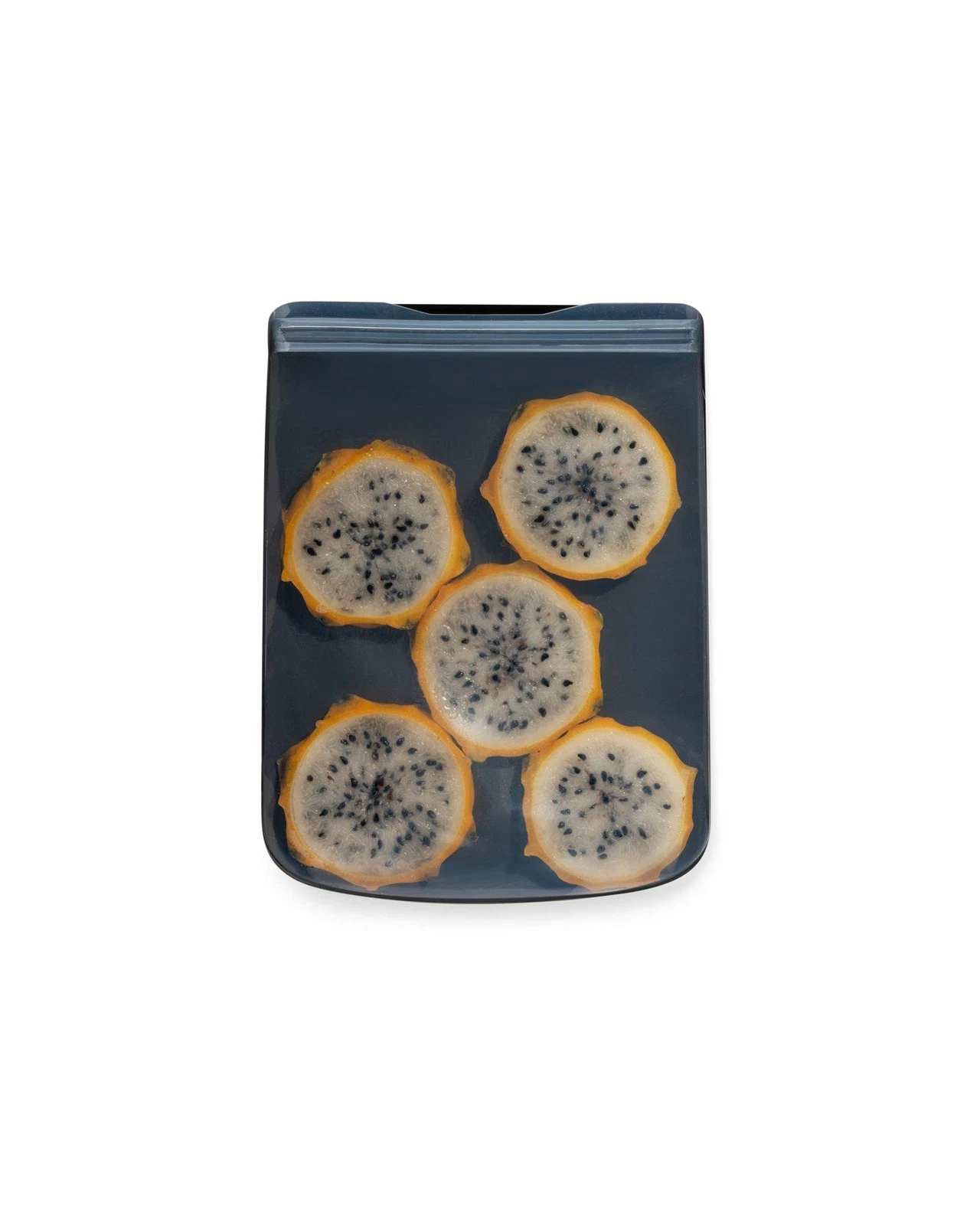 W&P Porter Silicone Reusable Storage Bag, Sandwich (46oz Flat), Charcoal, Foo...