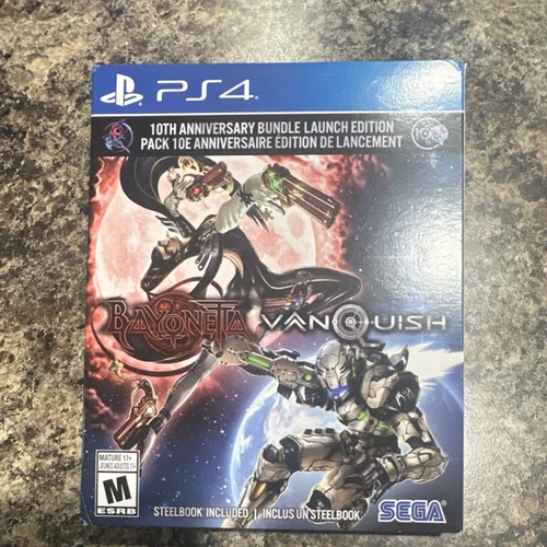 SEGA Bayonetta & Vanquish 10th Anniversary PS4 SteelBook Edition M Action 2020