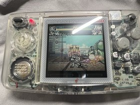 Neogeo Pocket Color NGPC Slim Crystal Clear Complete In Box CIB US Seller