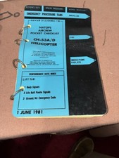 Helicopter Checklist USMC HMH-772 1983