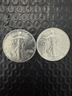 Lot of Two (2) American Silver Eagles 1990 & 1991