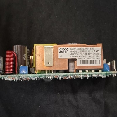 ASTEC LPS53 Open Frame 60W 100-240V 12V/5A Industrial SMPS Power Supply