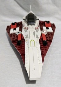 Vintage Lego Star Wars Set #7143 Jedi Star Fighter Complete No Box Or Manual