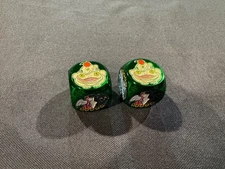 ManaMoon - Frog Metal Chipless Dice (2x) - Amanda Lapalme