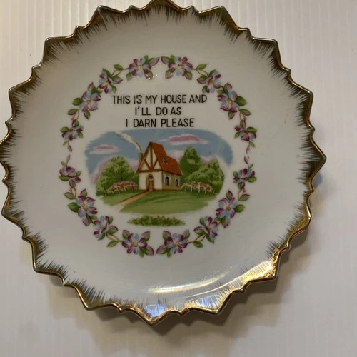 Bradley Exclusives Japan “This Is My House And I’ll Do As I Darn Please” Plate