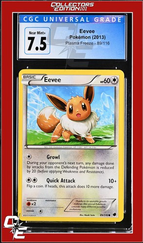 Eevee graded CGC 7.5 for sale on eBay