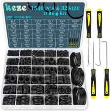 High-Temperature Resistant Rubber O-Ring Assortment Kit for Precision Repairs