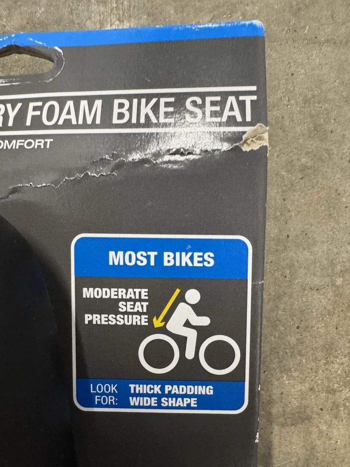 Asiento de bicicleta Bell Comfort 820 Soft Tech negro ergonómico acolchado premium NUEVO Foto 3 de 4