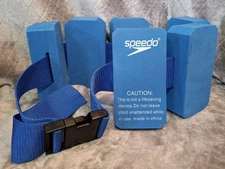 Speedo Aqua Belt Fitness Blue Waist Pool Swim Workout Water Aerobics Exercise 