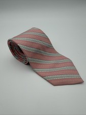 Vineyard Vines Shep Ian Neck Tie Men s Pink With Boat Rope Pattern 100 Silk