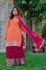Sharara Plazoo Suit Party Wear Pakistani Wedding Salwar Kameez palazoo suit eid