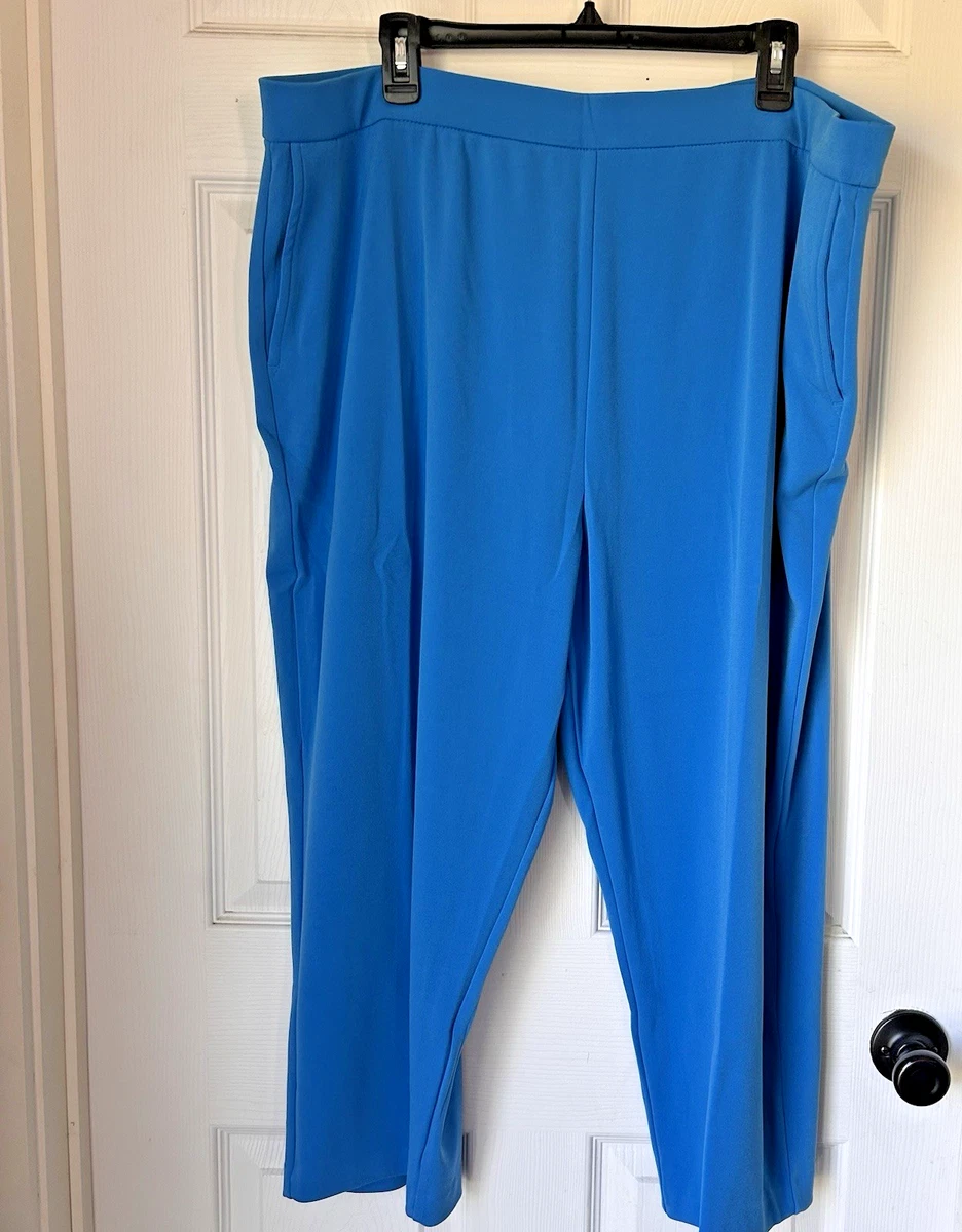 As Is Susan Graver Printed Regular Uptown Stretch Slim Leg Crop Pants