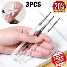 3 PCS Nail Art Design Dotting Painting Drawing Polish Brush Pen Tools Acrylic