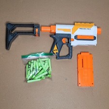 Nerf Modulus Recon MKII Dart Blaster White Orange Complete w/30 Darts