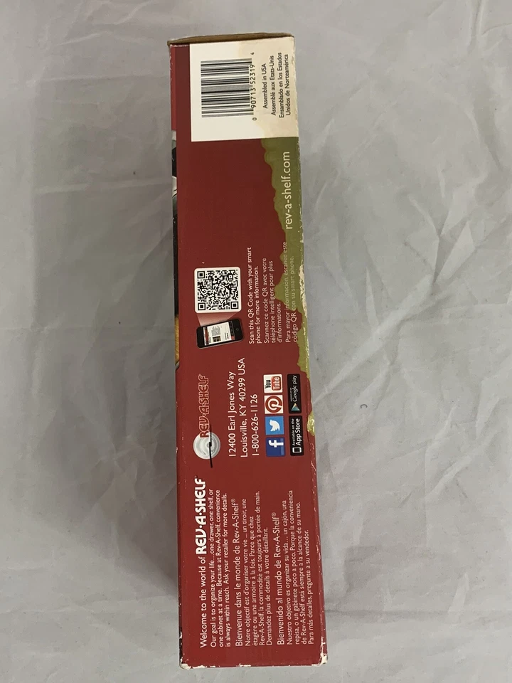 NUEVO EN CAJA Rev A Estante Fregadero Bandejas Frontales 52924 6572-IIW-5 Fregadero de Cocina Organización Foto 2 de 4