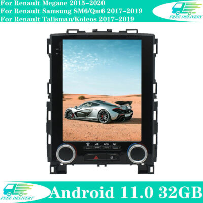 Android 11.0 32G Stereo Radio For 2017-2019 Renault Samsung SM6/Qm6 Talisman GPS