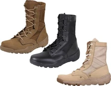 Lightweight Tactical Boots V-Max Leather All Purpose Military Sneaker High Boots