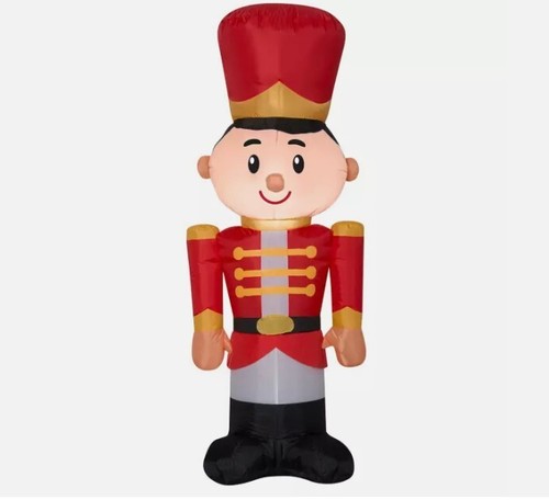 4' LED CHRISTMAS TOY SOLDIER YARD INFLATABLE DECORATION - NIB - GEMMY - Picture 2 of 2