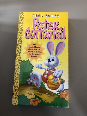 HERE COMES PETER COTTONTAIL VHS 1971 Rankin Bass Easter Special Hippity-Hoppity