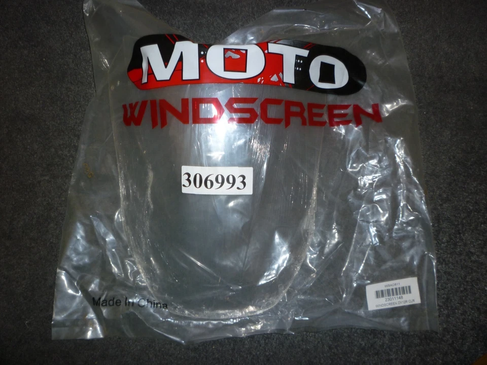 KAWASAKI ZX12R 2000 - 2001 A1 A2, ПРОЗРАЧНЫЙ ДВОЙНОЙ ПУЗЫРЬКОВЫЙ ЭКРАН, ДРЭГ-РЕЙСИНГ ТРЕК - Изображение 2 из 4