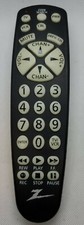 ZENITH CL014 UNIVERSAL VCR TV CBL BIG BUTTON Remote Control