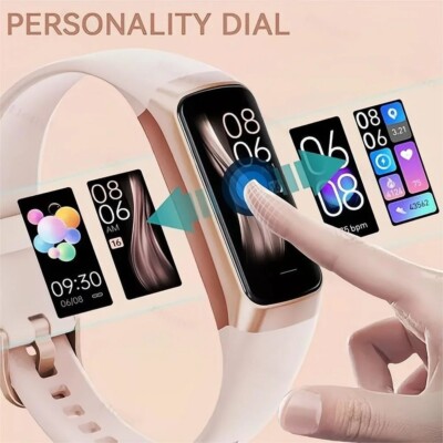Smart Watch Fitness Tracker Blood Pressure Heart Rate Men Women Sport Gift USA
