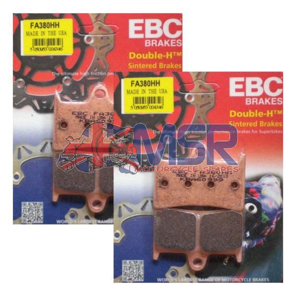 Yamaha YZF R6 EBC FA380HH Sintered Front Brake Pads 1999-2014