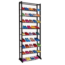 Scarpiera Salvaspazio Porta 30 Paia di Scarpe Scaffale 10 Ripiani Componibile .