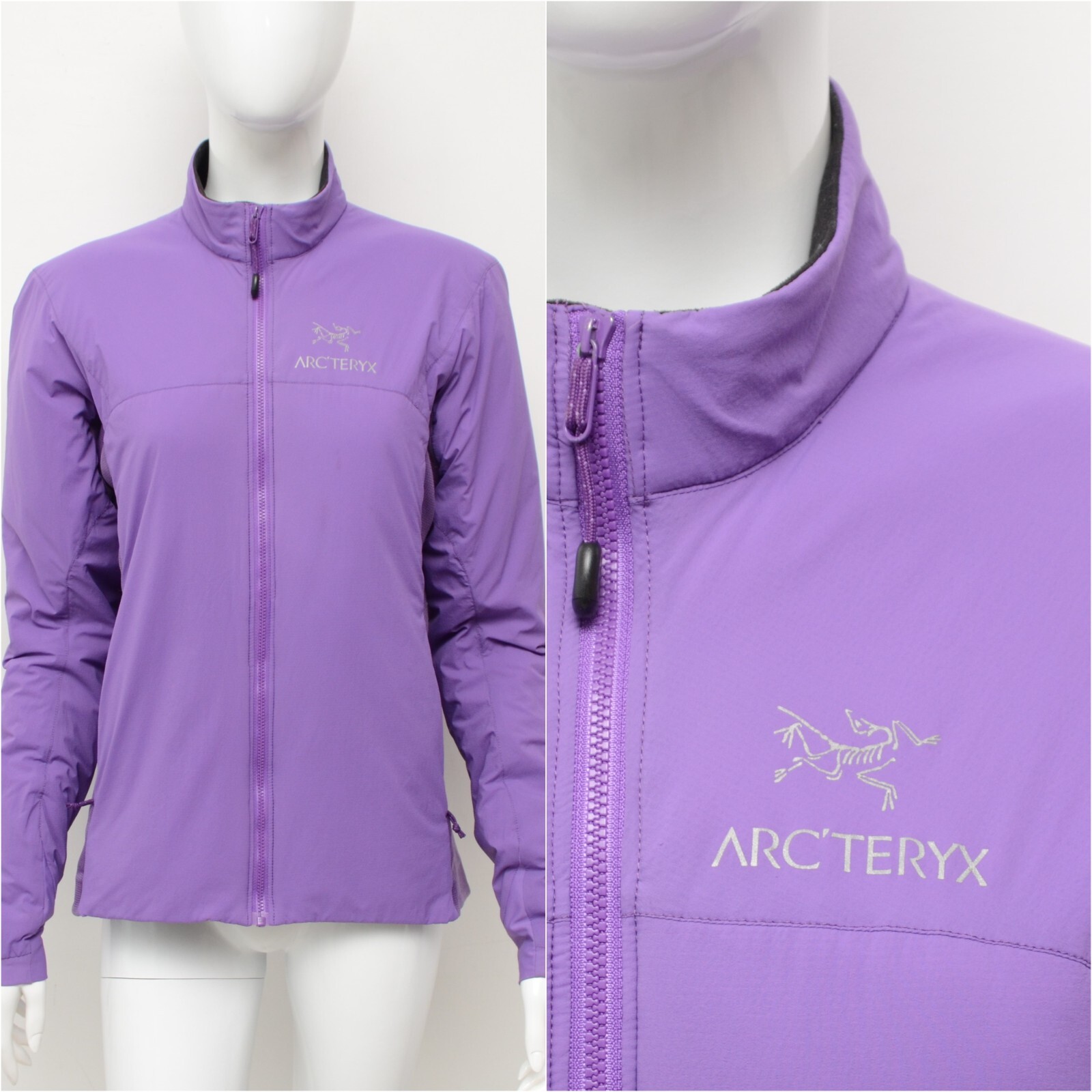 Giacca donna Arc'teryx Atom LT viola isolata taglia M