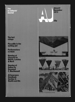 Architects Journal Magazine Back Issues 1972 - 1981 culture, housing, climate