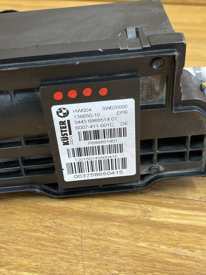 2012-2018 BMW X5 X6 F15 F16 Rear Brake Actuator Control 73k *NOTE* - Image 3 of 4