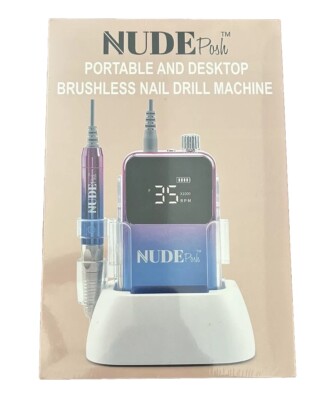 NUDE Posh High End Portable And Desktop Brushless Nail Drill Machine